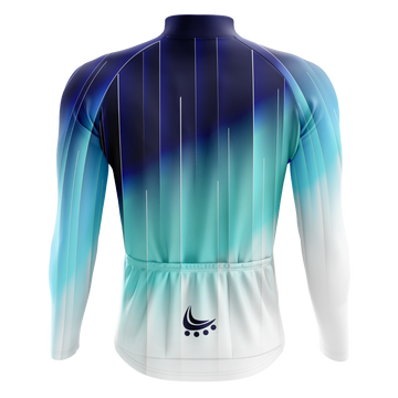 Jersey Ciclismo Manga Larga – Azul Matrix